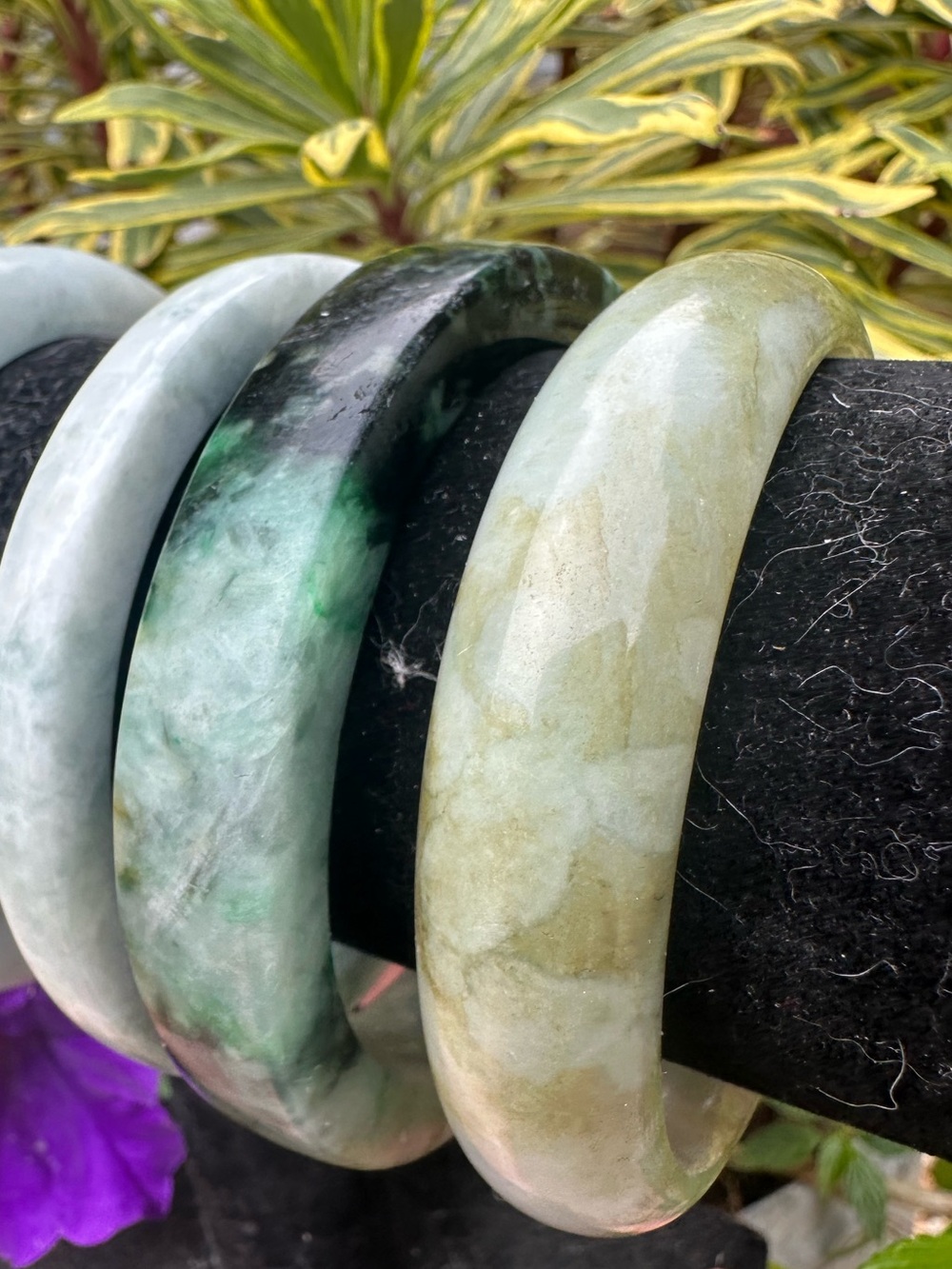 ⭐️NEW DROP!⭐️ Olive Green Burmese Jadeite Jade Bangle Bracelet Grade A 59-60mm